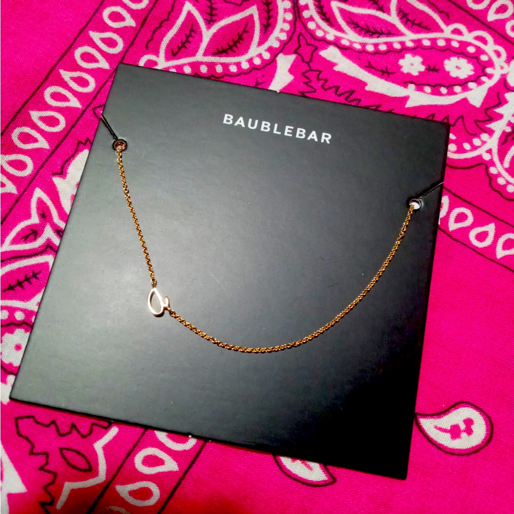 Letter A Initial Necklace 13$